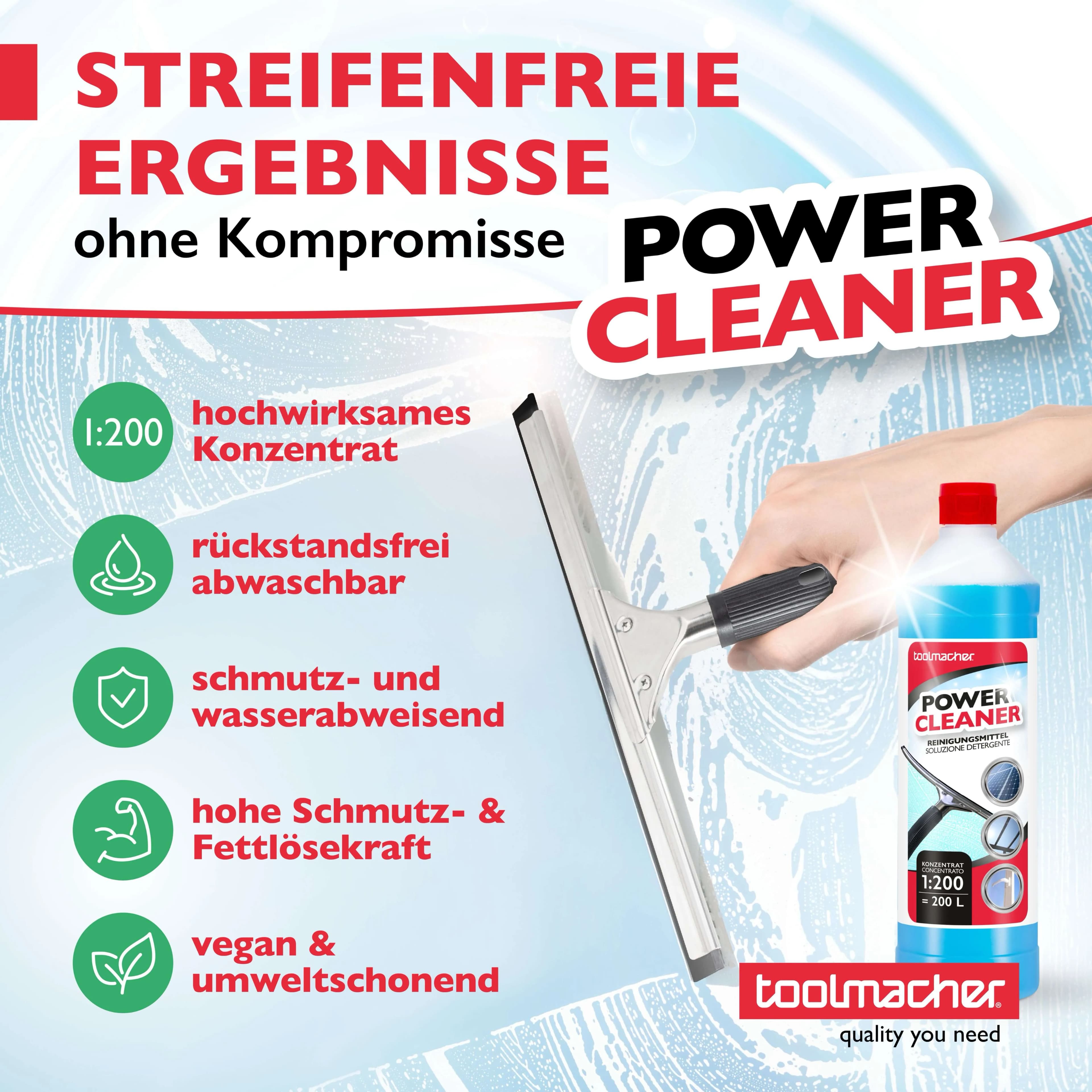 POWER CLEANER Fensterreiniger Konzentrat 1:200
