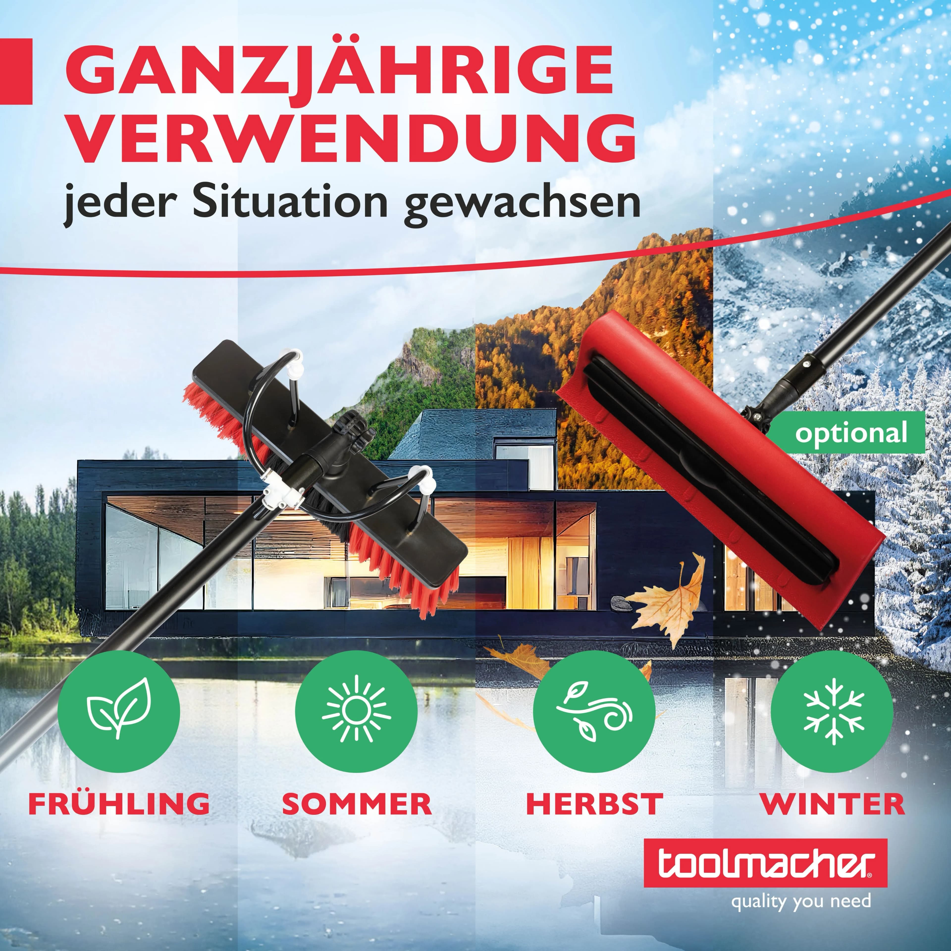 Teleskop Waschbürste