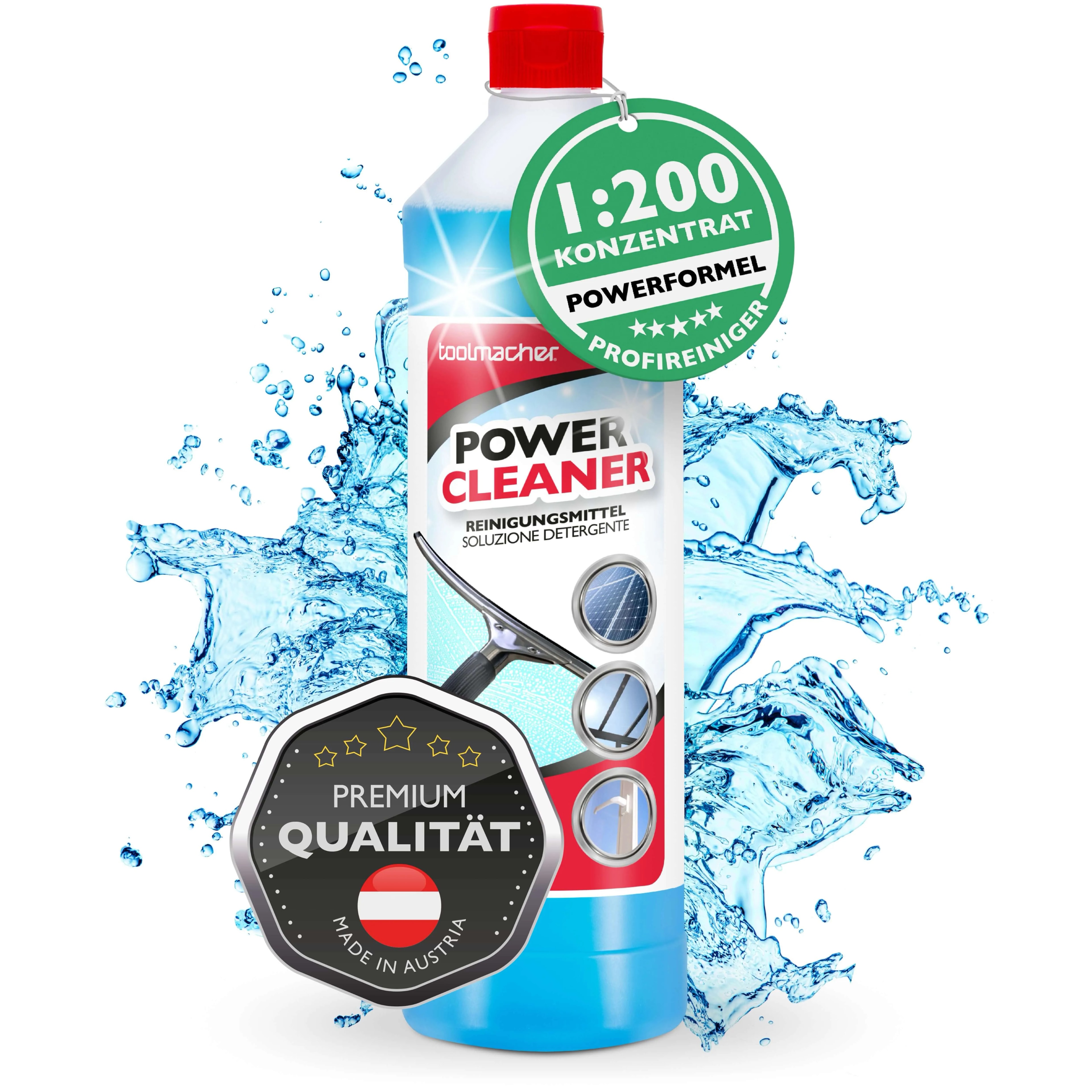 POWER CLEANER Fensterreiniger Konzentrat 1:200